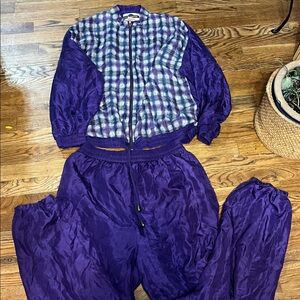 Vintage outbrook wind suit 100% silk
outbrook